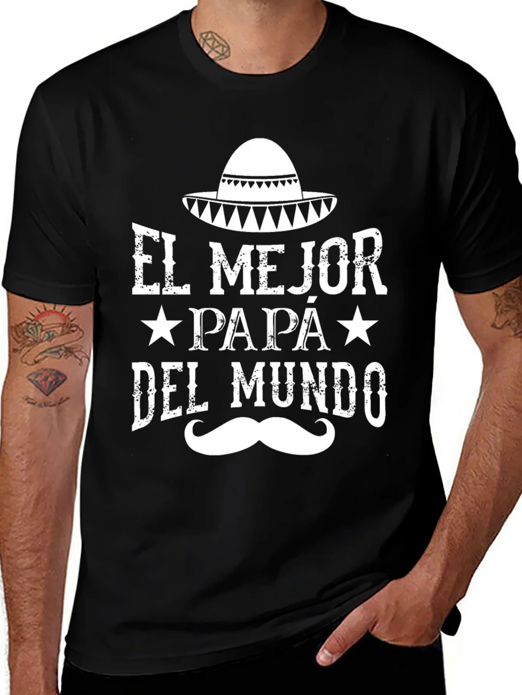 El Mejor Papa Del Mundo T-Shirt product image 1