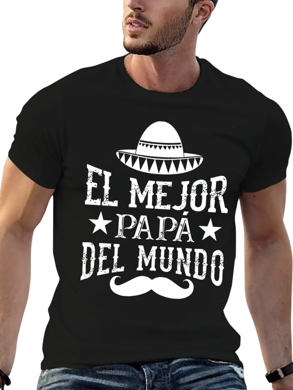 El Mejor Papa Del Mundo T-Shirt product image 5