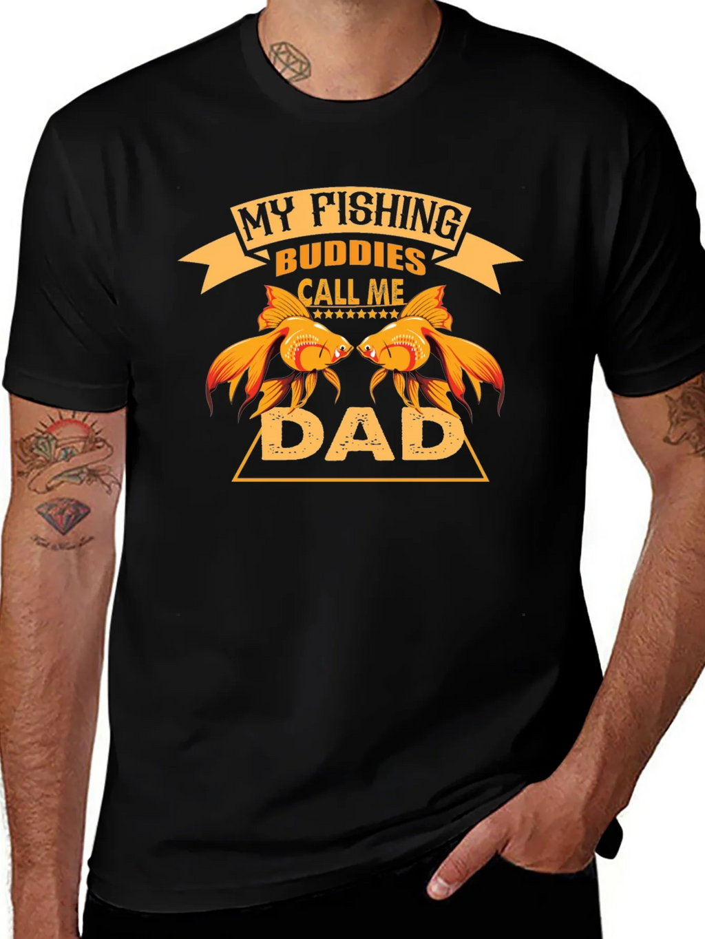 My Fishing Buddies Call Me Dad T-Shirt product image 1