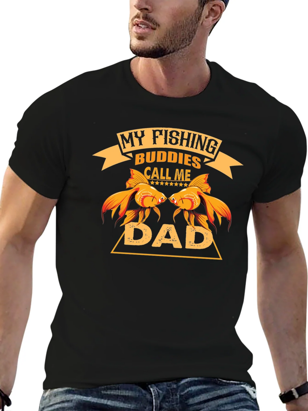 My Fishing Buddies Call Me Dad T-Shirt product image 6