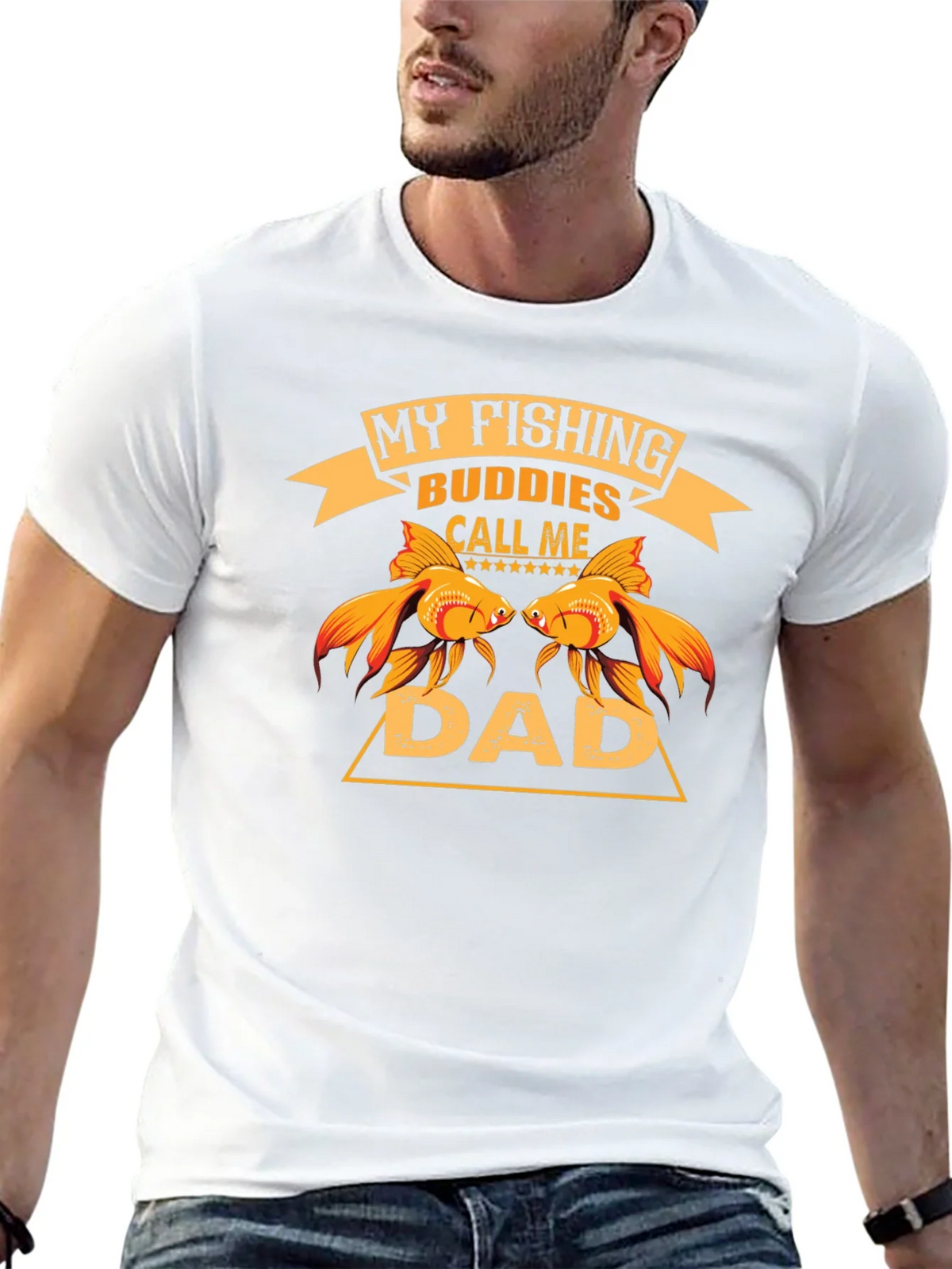 My Fishing Buddies Call Me Dad T-Shirt product image 12
