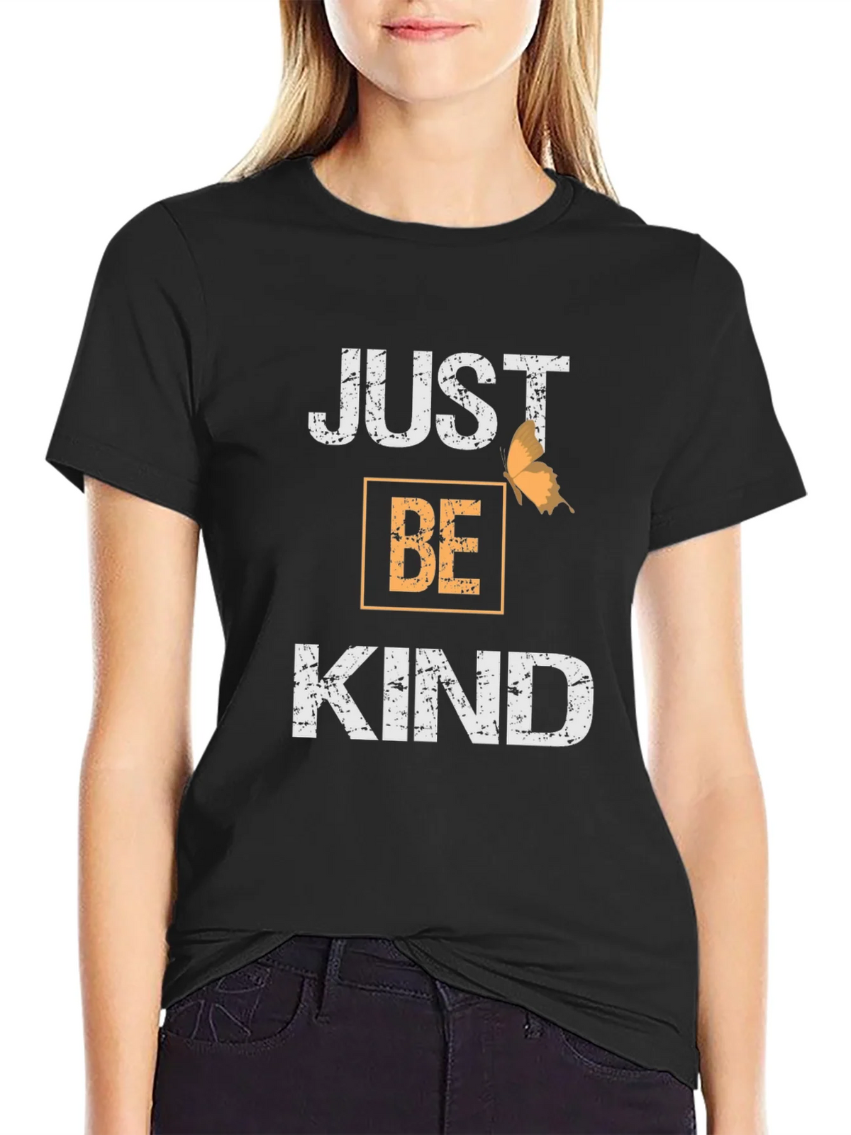 Just Be Kind Graphic Tee - Black product image 2