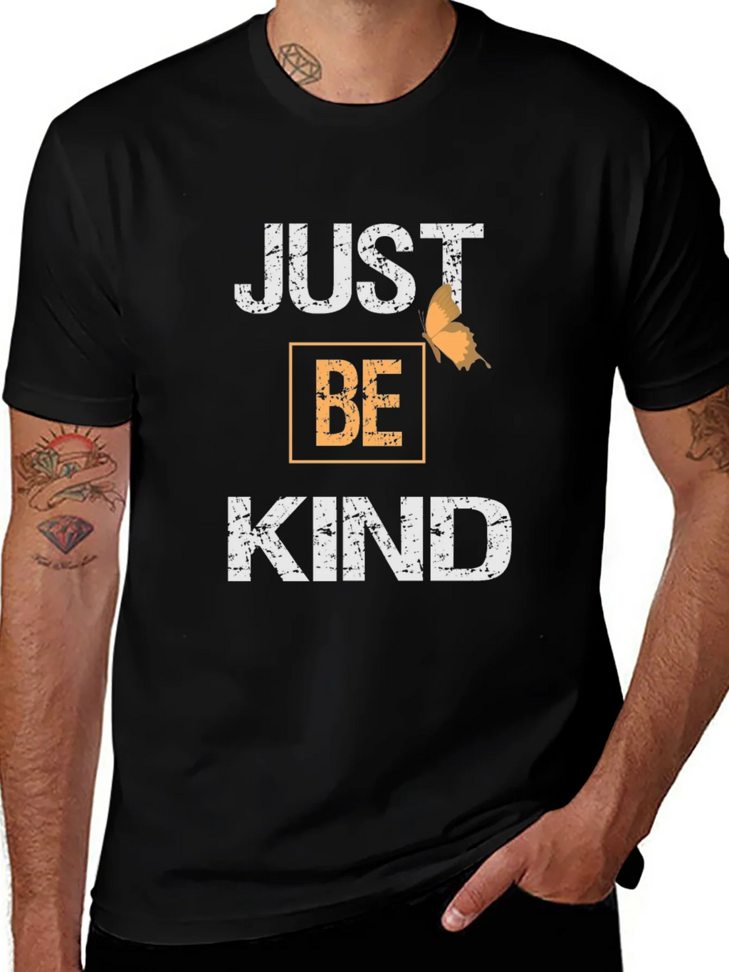 Just Be Kind Graphic Tee - Black product image 1