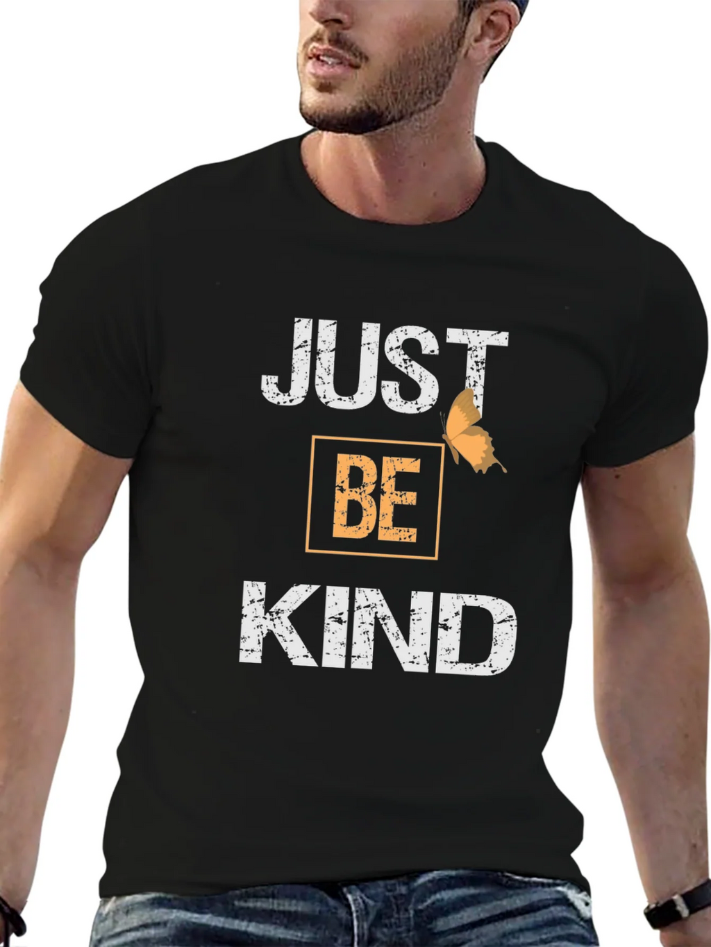 Just Be Kind Graphic Tee - Black product image 6