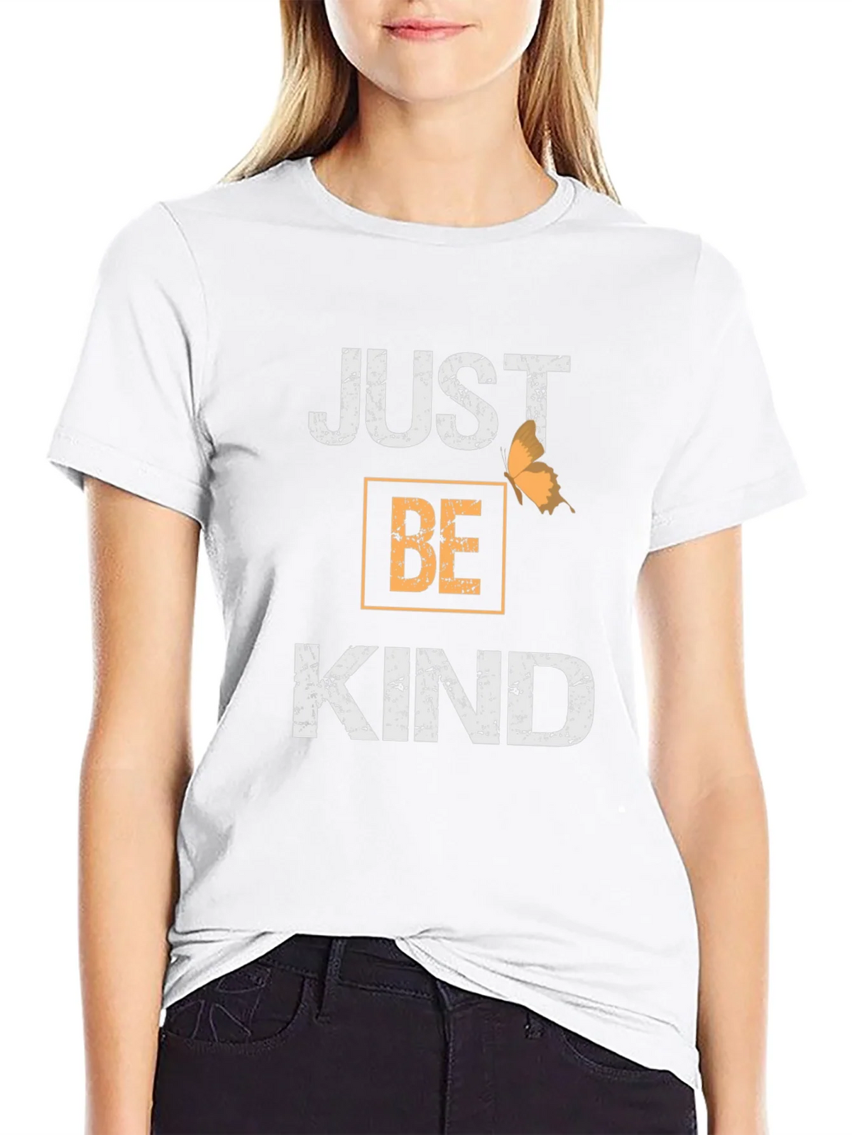 Just Be Kind Graphic Tee - Black product image 8