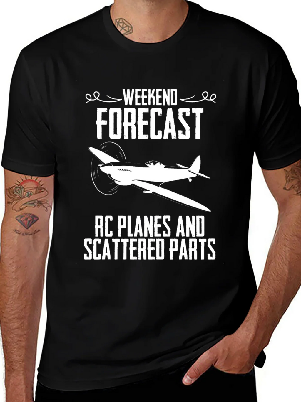 Weekend Forecast RC Planes T-Shirt product image 1
