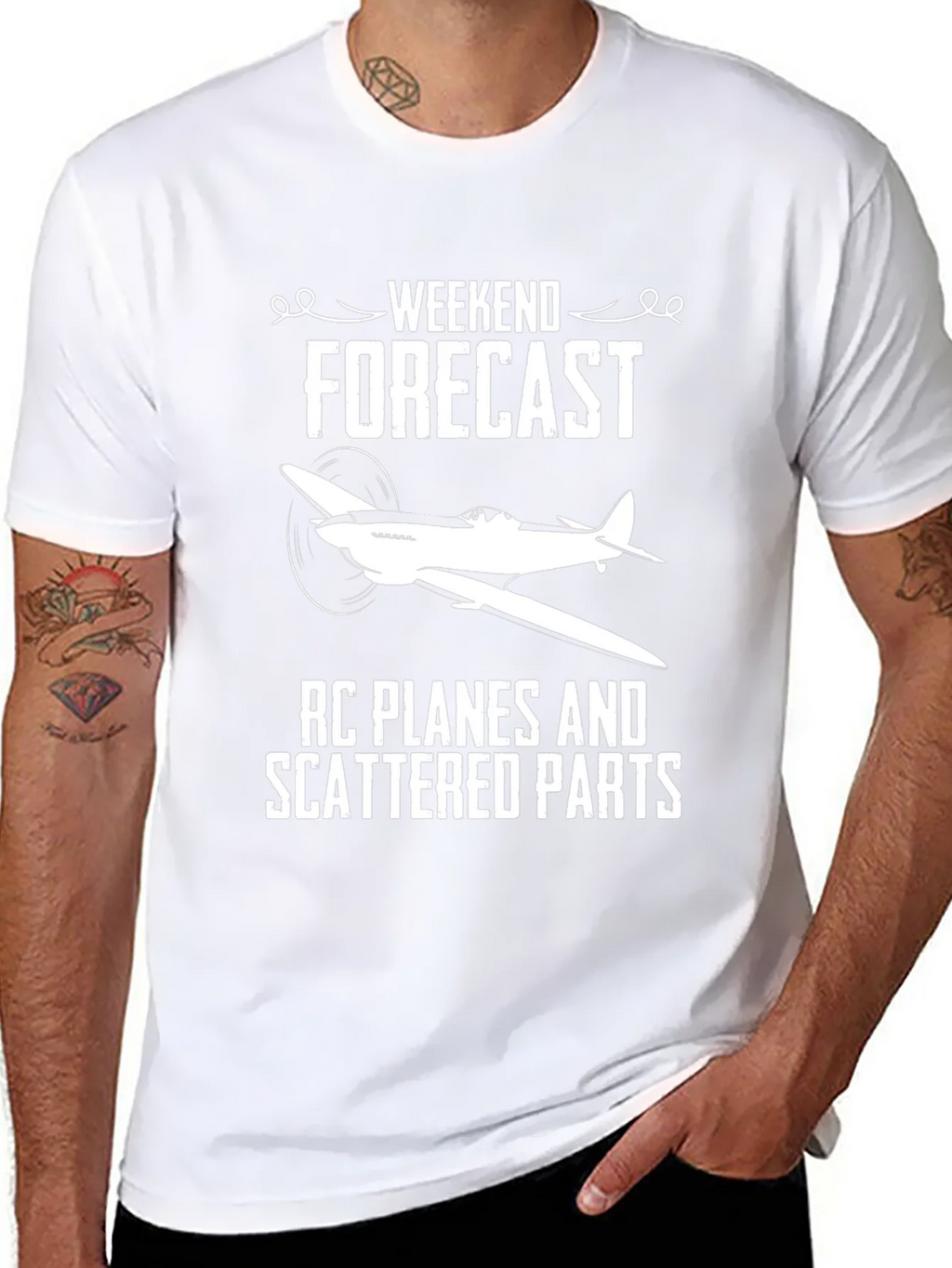 Weekend Forecast RC Planes T-Shirt product image 7