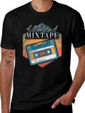 I Made You A Mixtape Black T-Shirt product image 1