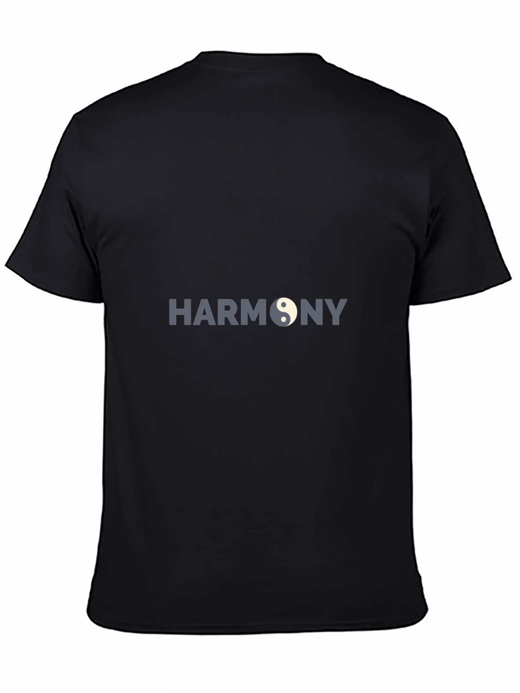 Harmony Yin Yang Graphic Black T-Shirt product image 4