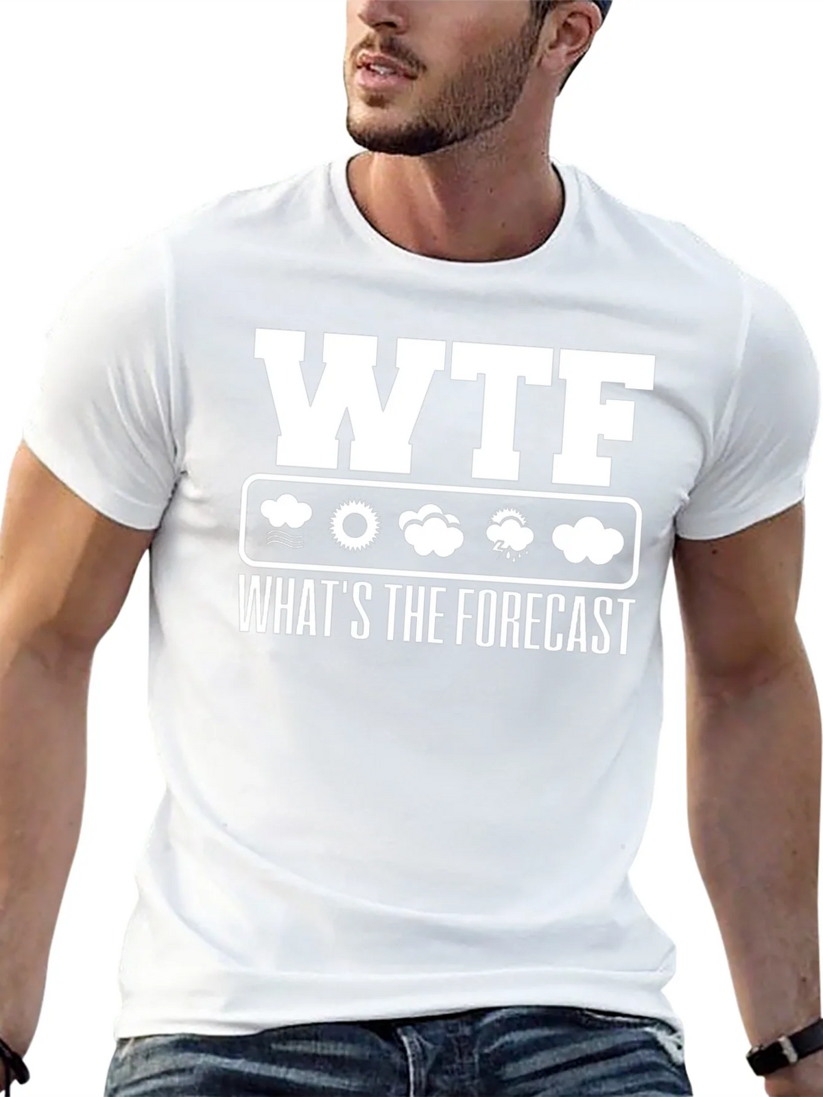WTF Whats the Forecast Weather Funny T-Shirt product image 12