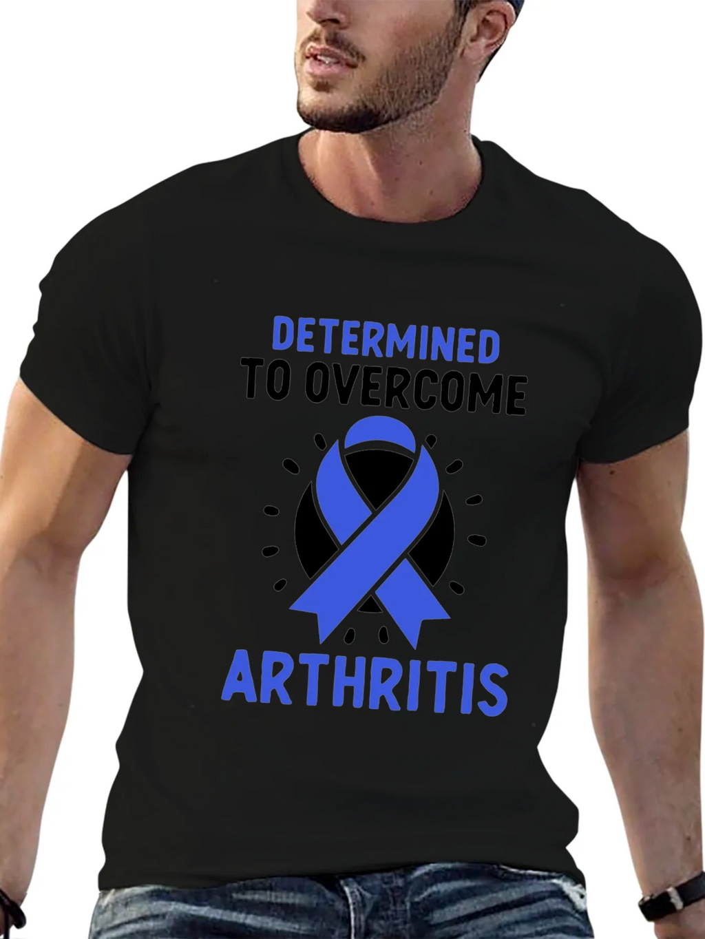 Arthritis Awareness T-Shirt - Determined to Overcome product image 6