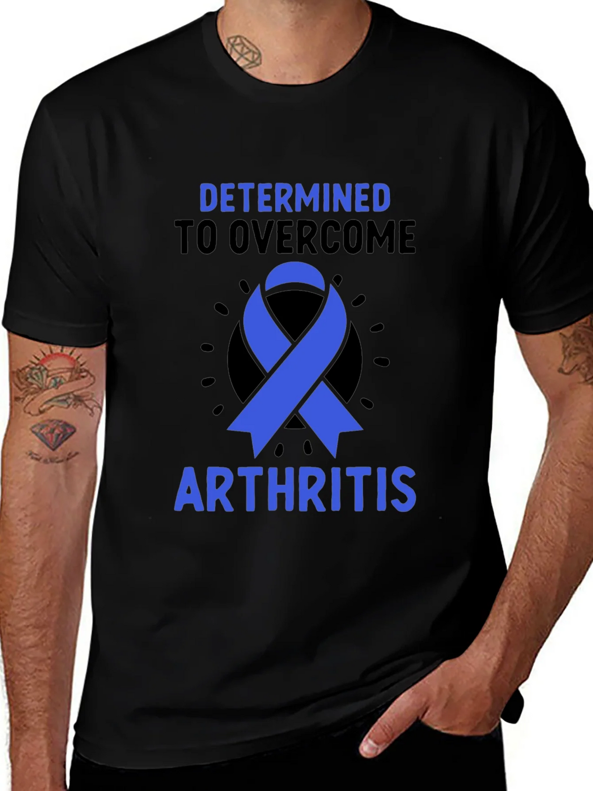 Arthritis Awareness T-Shirt - Determined to Overcome product image 1