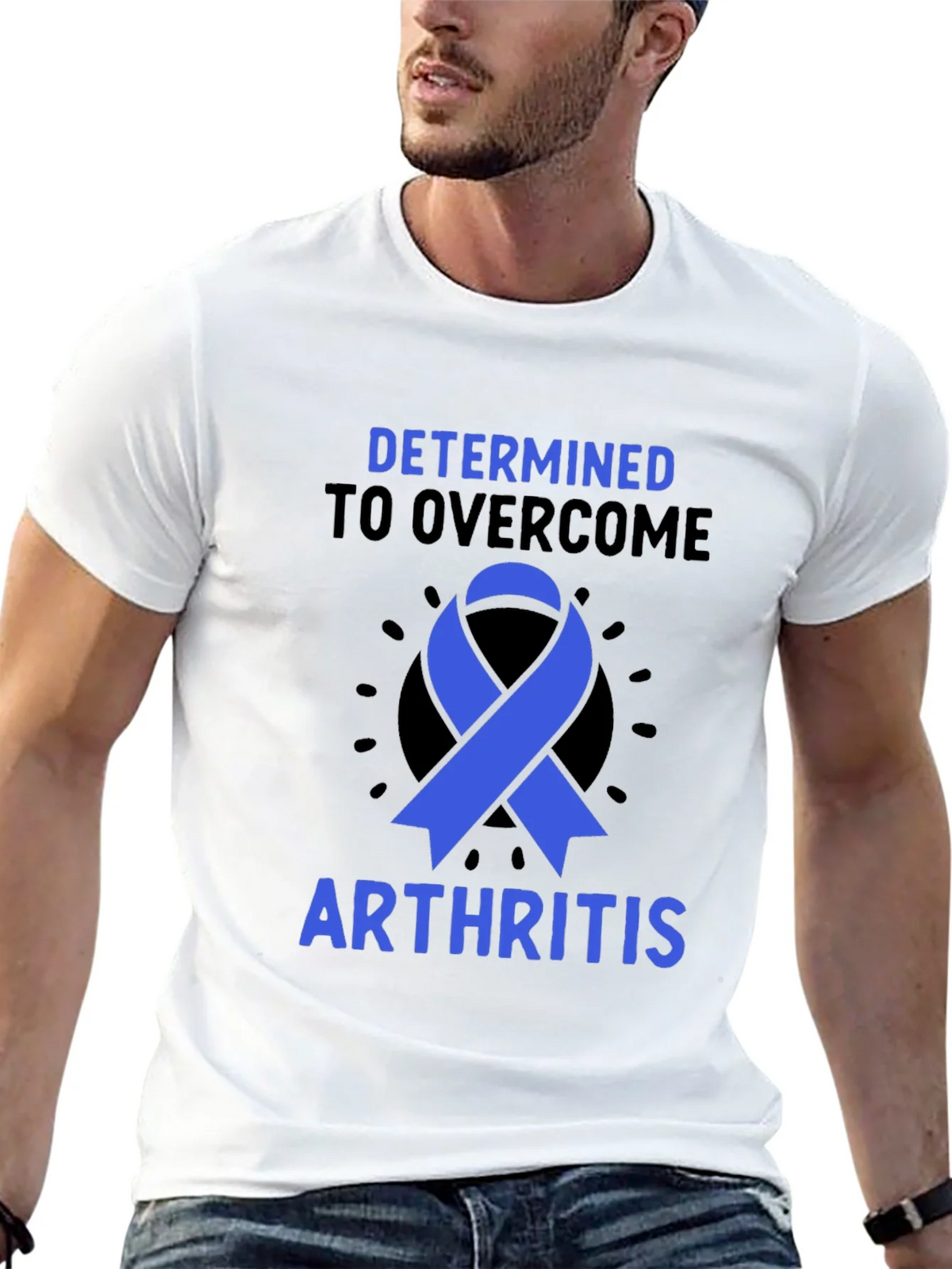 Arthritis Awareness T-Shirt - Determined to Overcome product image 12