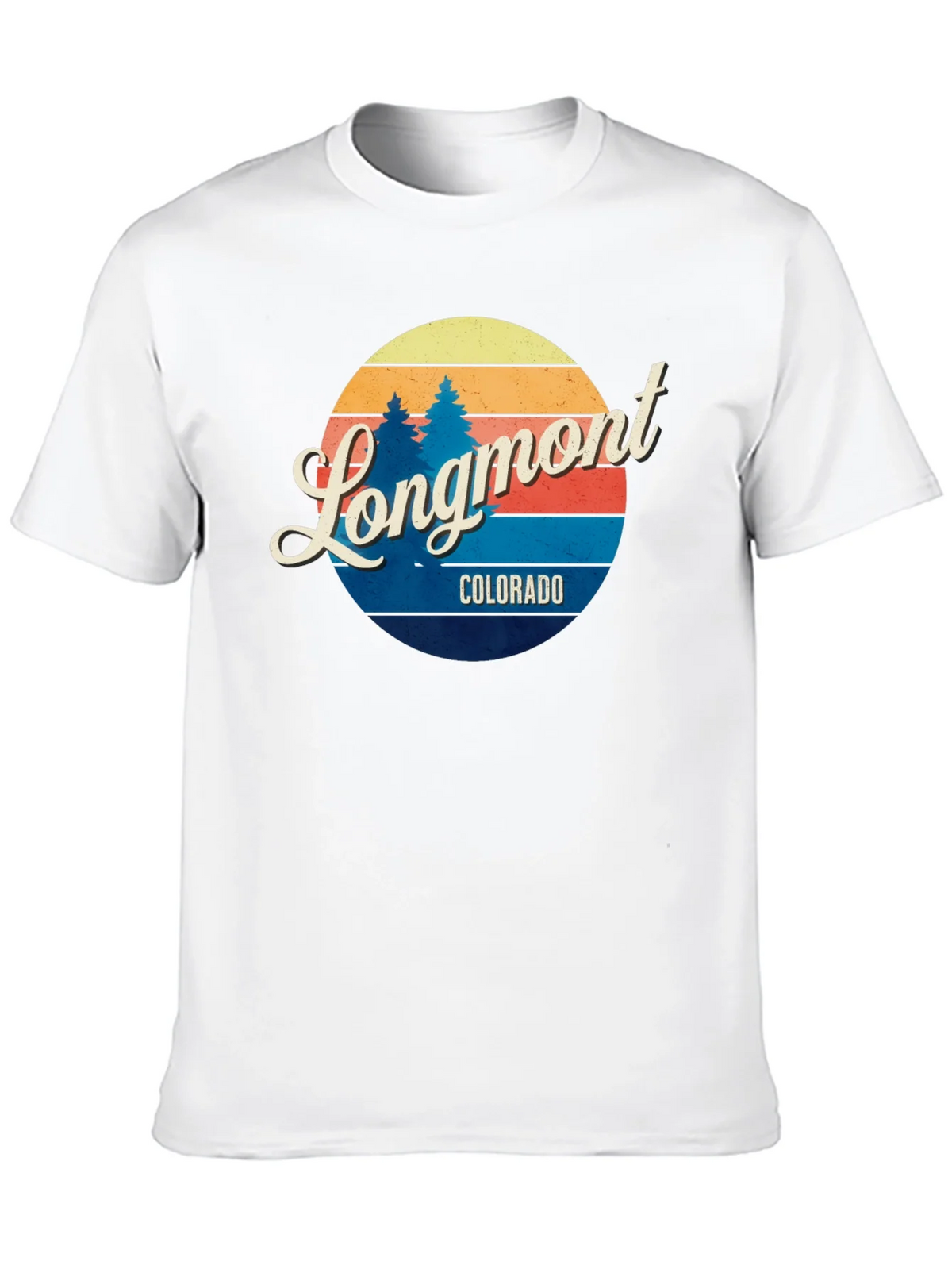 Longmont Colorado Retro T-Shirt product image 9