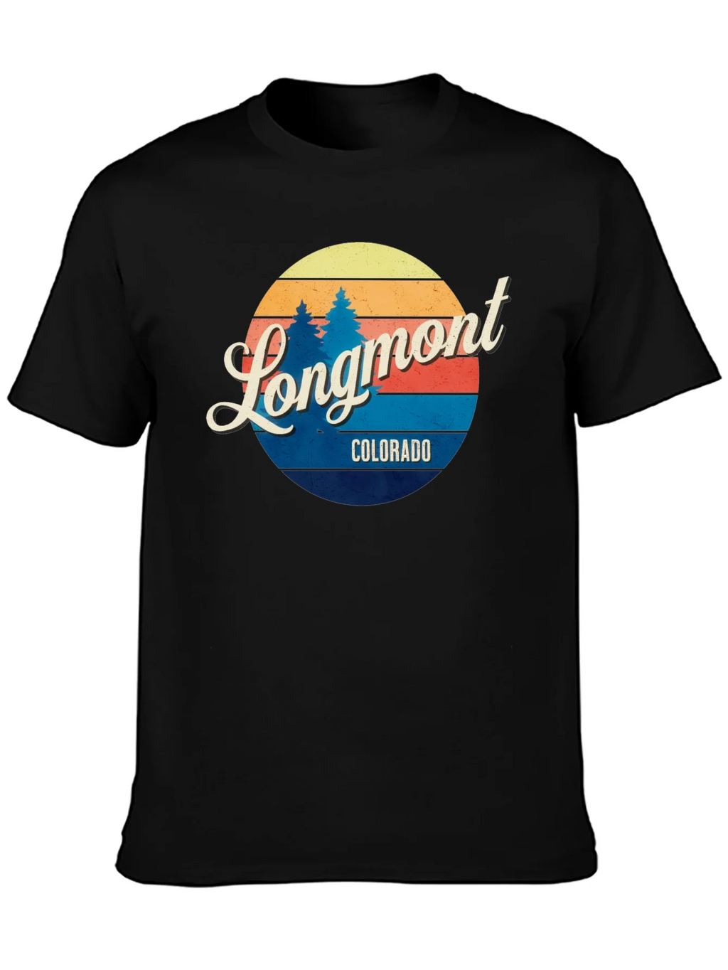 Longmont Colorado Retro T-Shirt product image 3