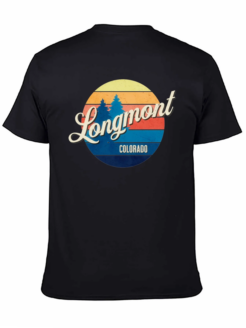 Longmont Colorado Retro T-Shirt product image 4