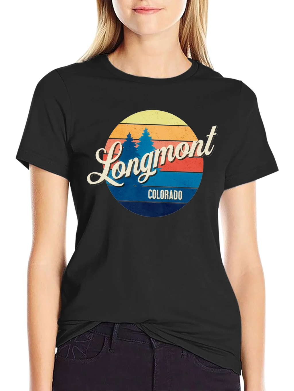 Longmont Colorado Retro T-Shirt product image 2