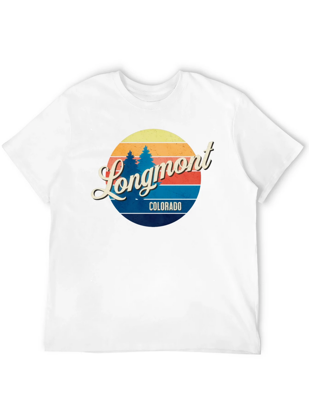 Longmont Colorado Retro T-Shirt product image 11