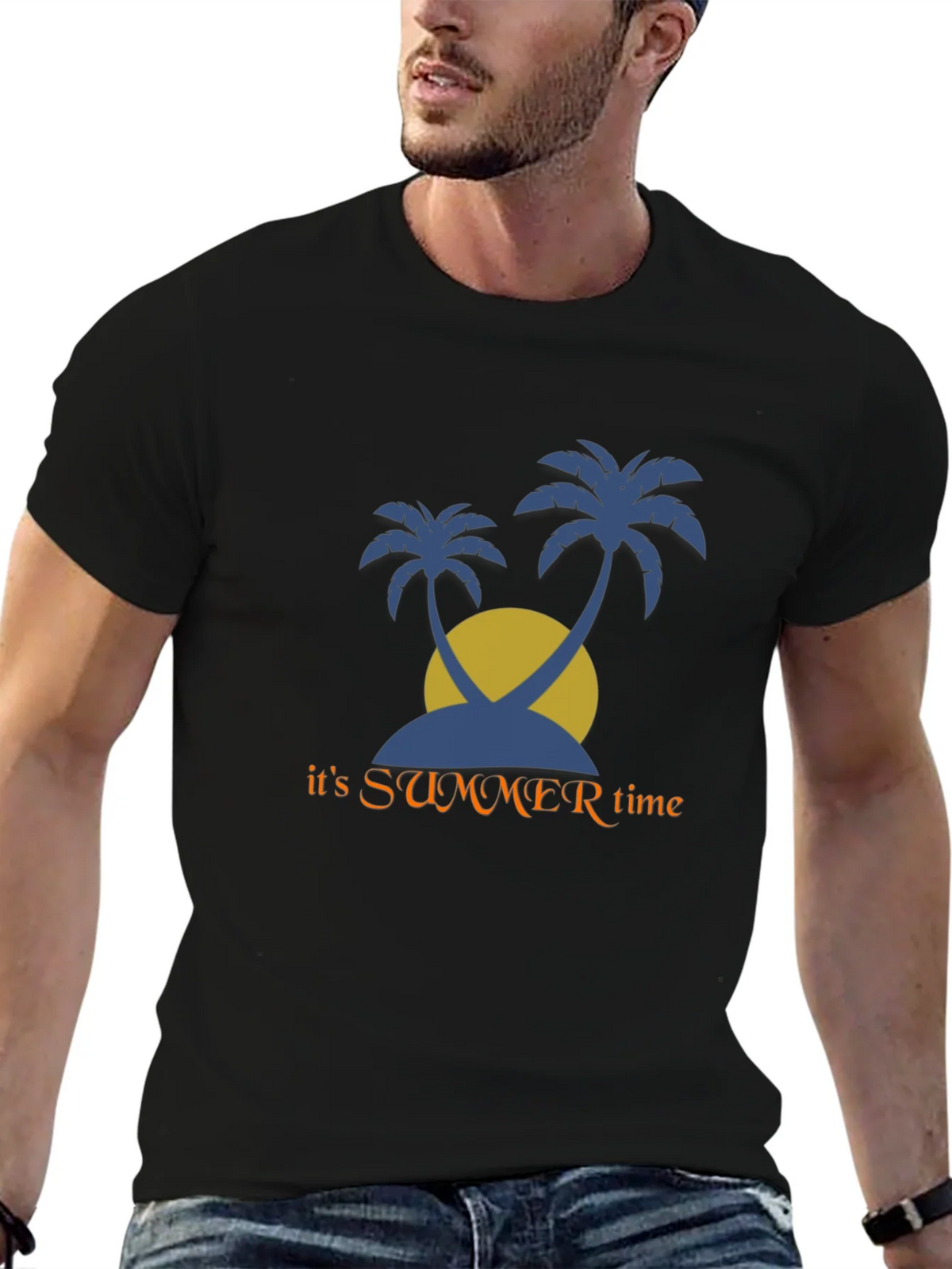Summer Time Palms Graphic T-Shirt product image 5