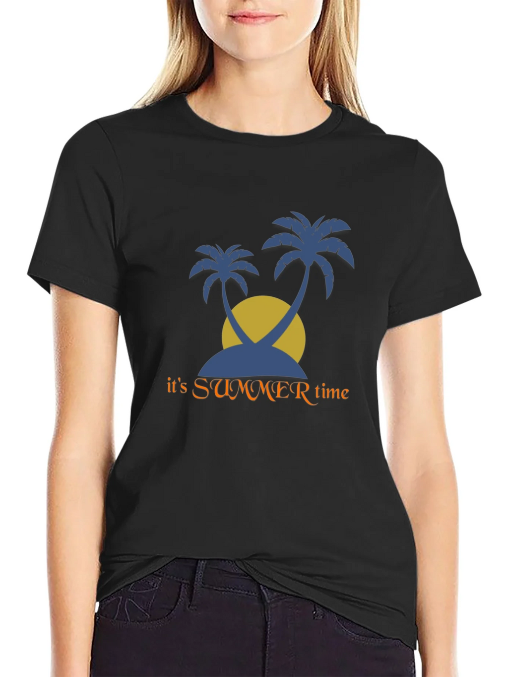 Summer Time Palms Graphic T-Shirt product image 2