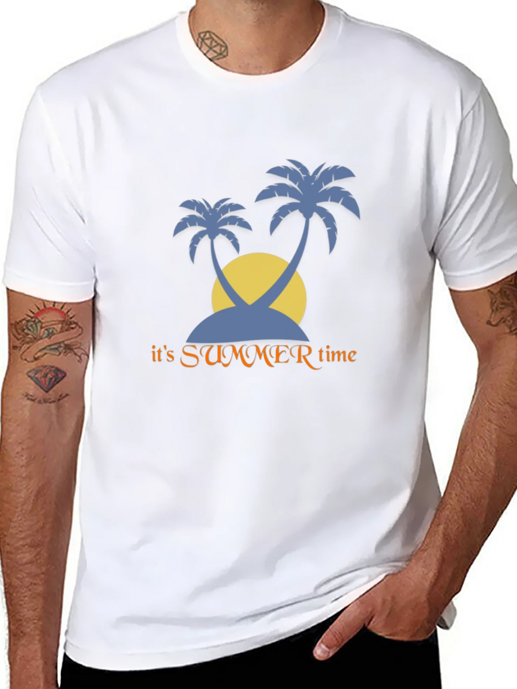 Summer Time Palms Graphic T-Shirt product image 6