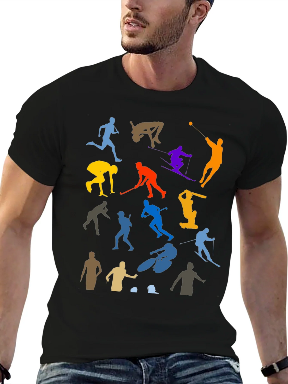 Sport Silhouette Graphic Tee product image 6
