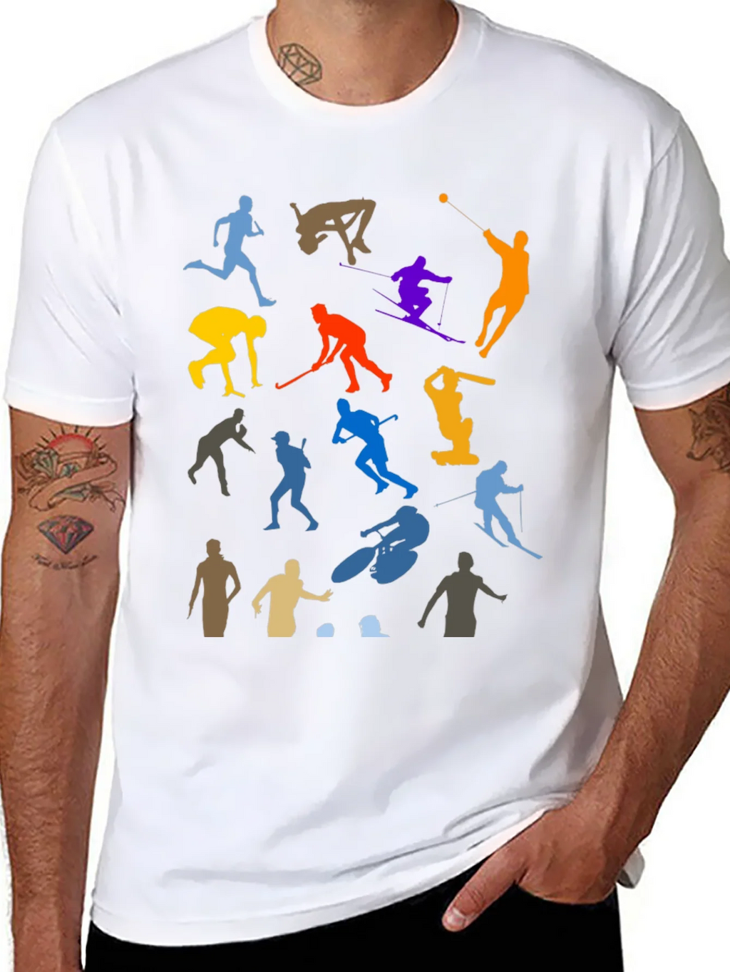 Sport Silhouette Graphic Tee product image 7