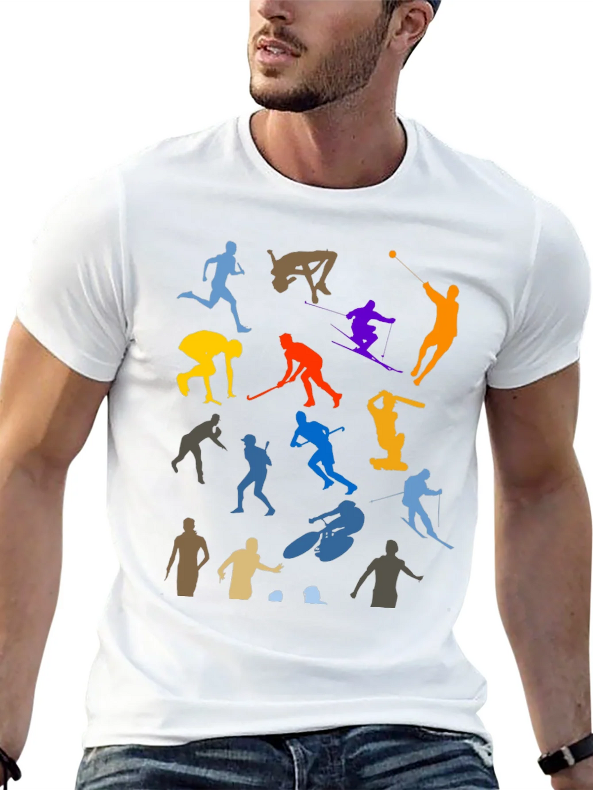 Sport Silhouette Graphic Tee product image 12