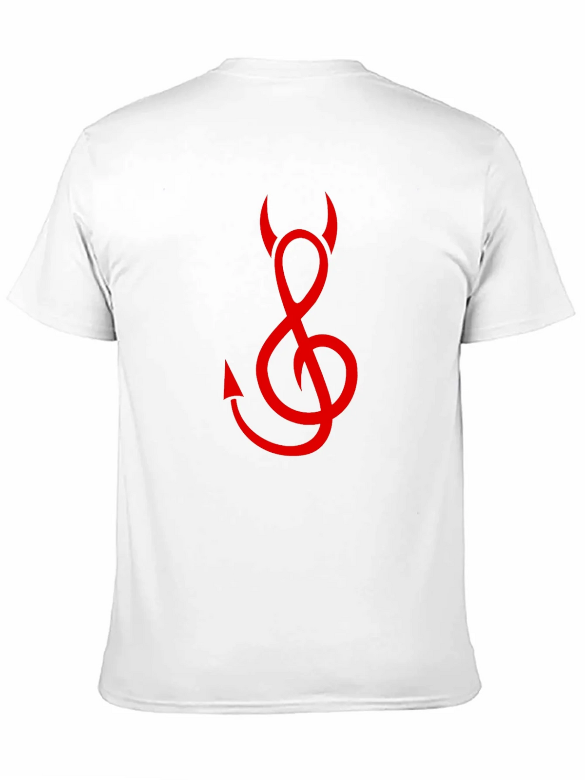 Devil Treble Clef Graphic Tee - Black Cotton product image 10
