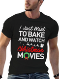 Bake & Watch Christmas Movies Tee product image 1