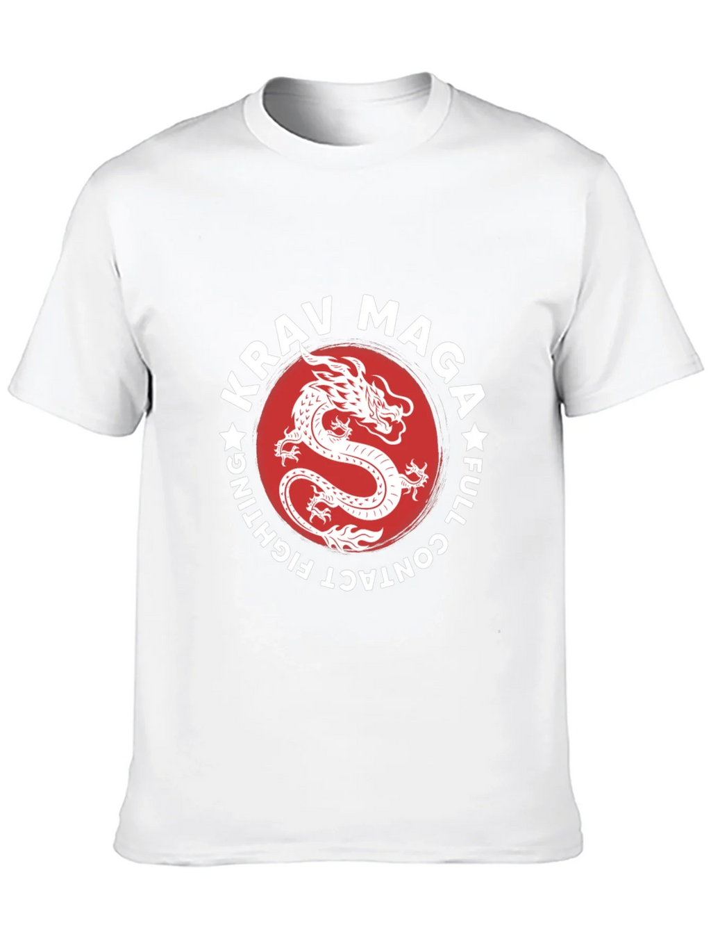 Krav Maga Dragon Graphic Black T-Shirt product image 9