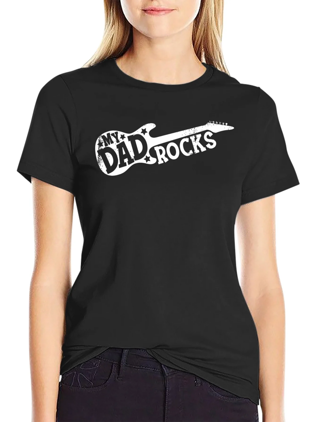 My Dad Rocks Guitar Graphic Tee product image 1