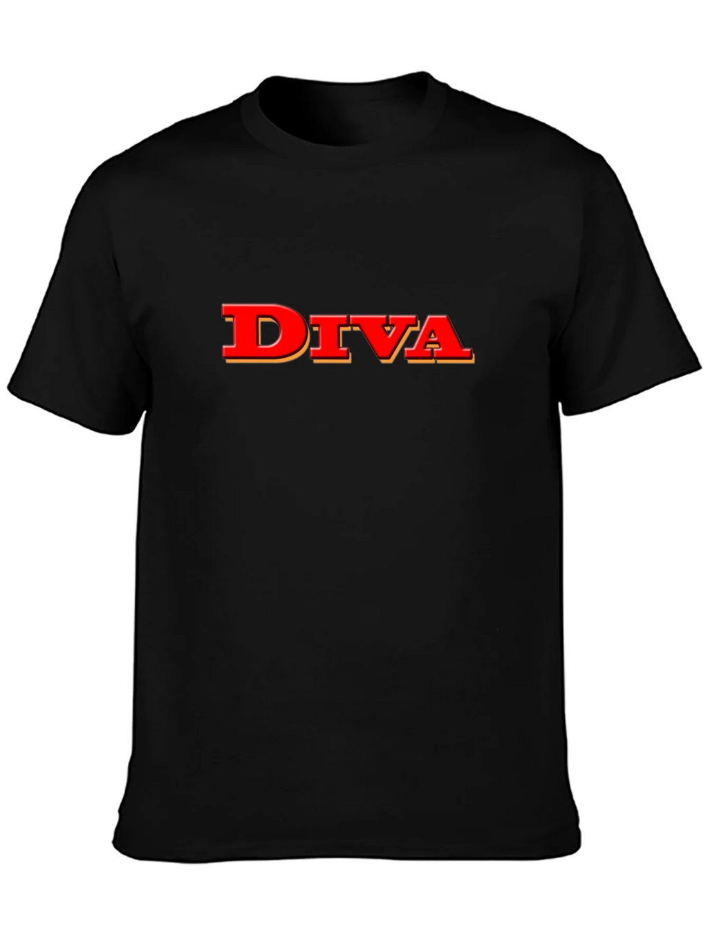 Diva Graphic Tee - Stylish Black T-Shirt product image 3