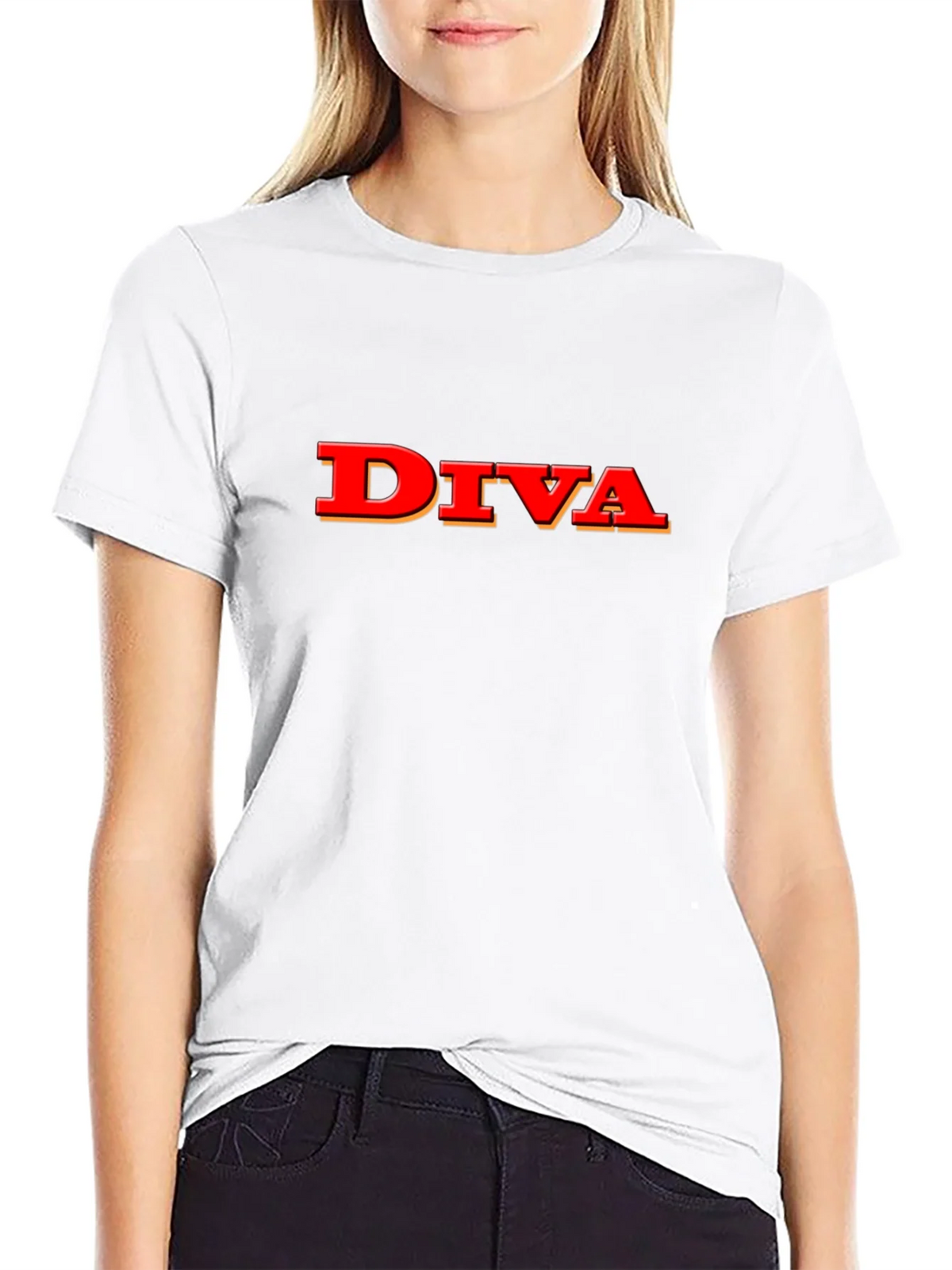 Diva Graphic Tee - Stylish Black T-Shirt product image 8