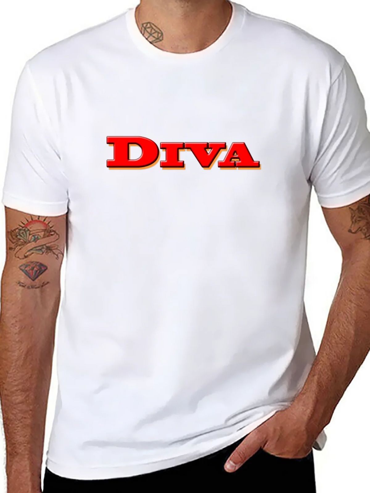 Diva Graphic Tee - Stylish Black T-Shirt product image 7