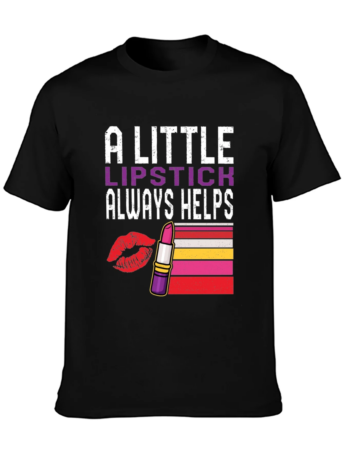 Lipstick Helps Graphic Tee product image 3