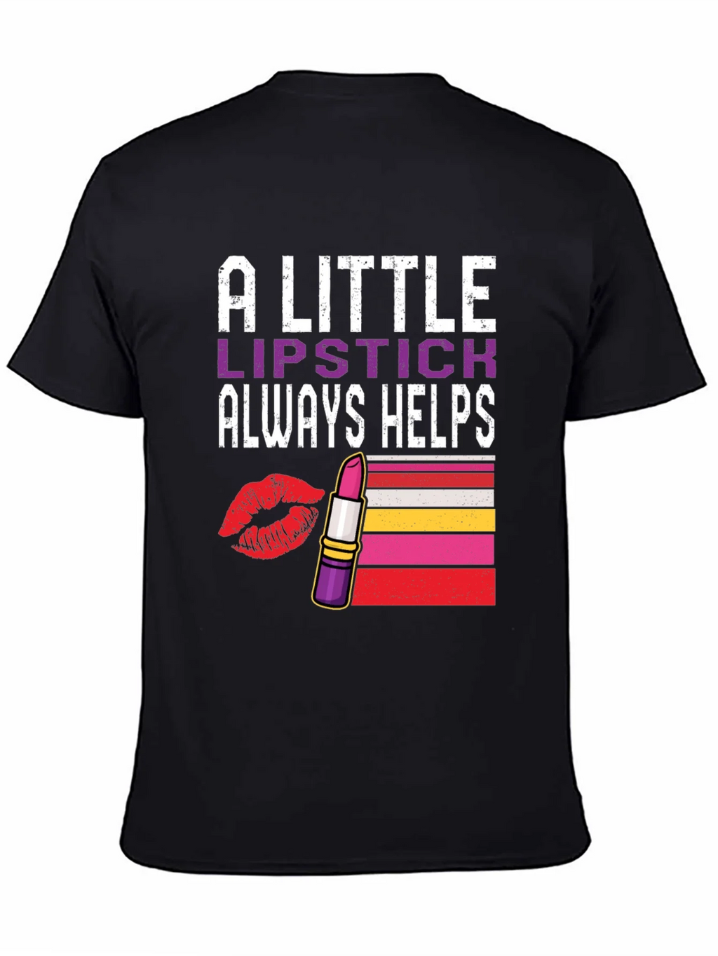 Lipstick Helps Graphic Tee product image 4