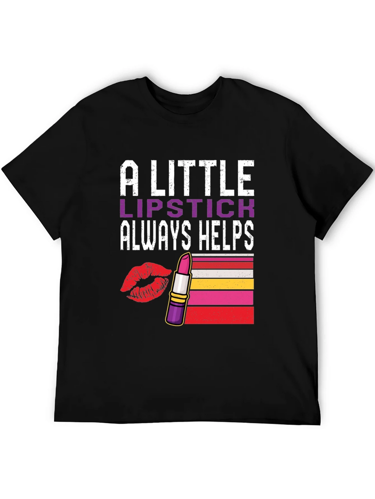 Lipstick Helps Graphic Tee product image 5