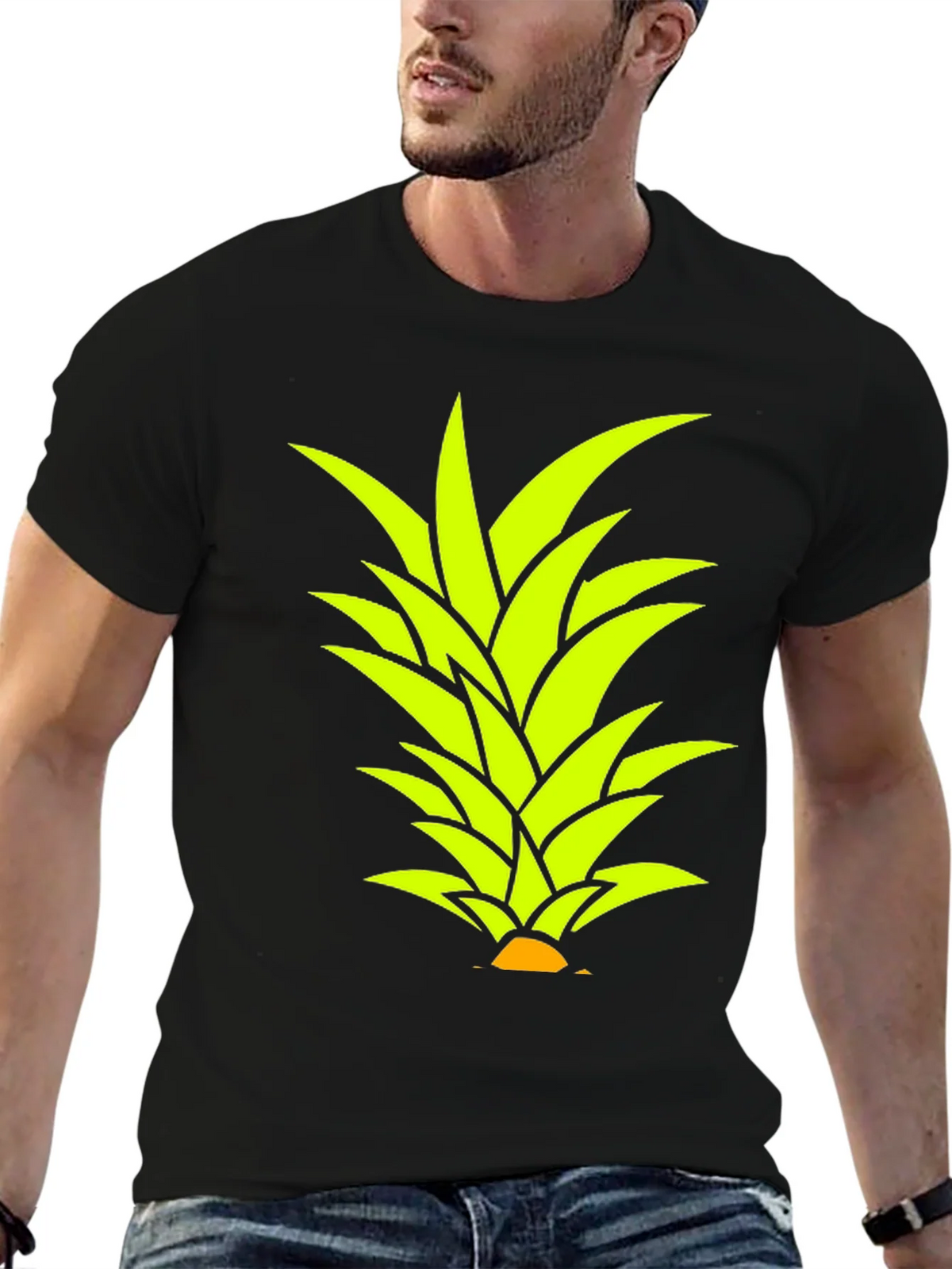 Pineapple Top Graphic T-Shirt - Tropical Style product image 6