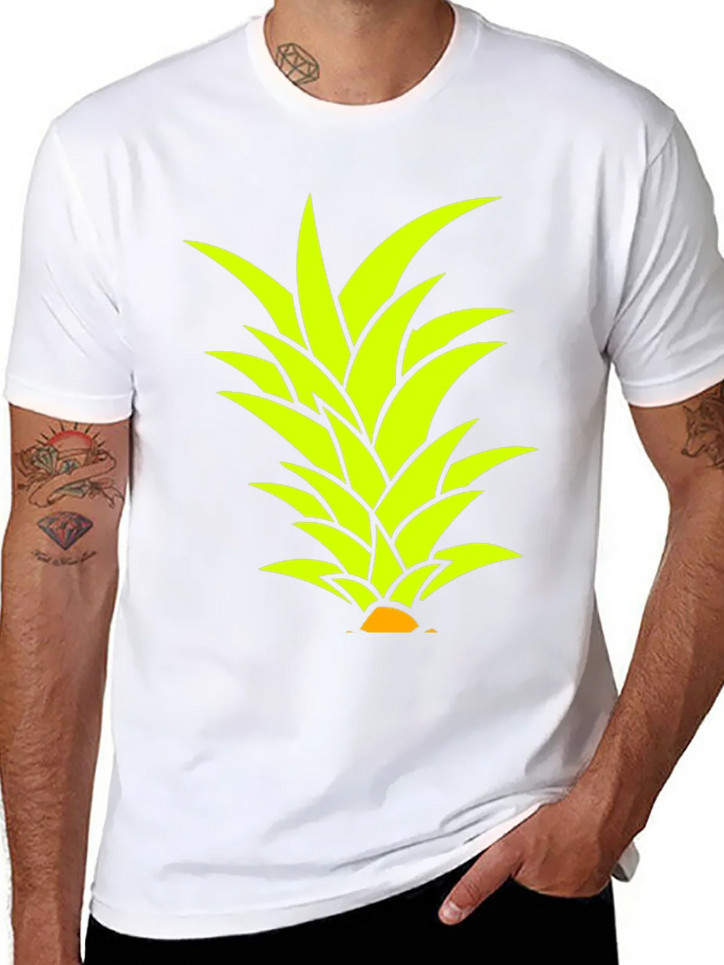 Pineapple Top Graphic T-Shirt - Tropical Style product image 7