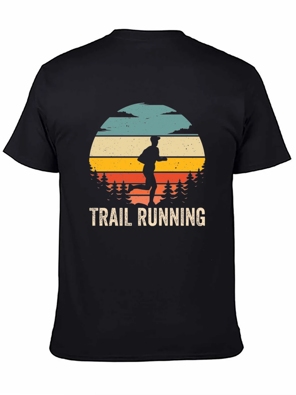 Trail Running Retro Graphic Tee product image 4