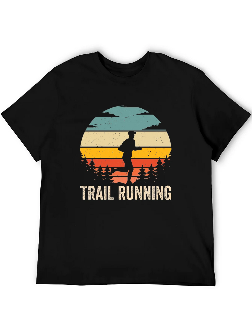 Trail Running Retro Graphic Tee product image 5