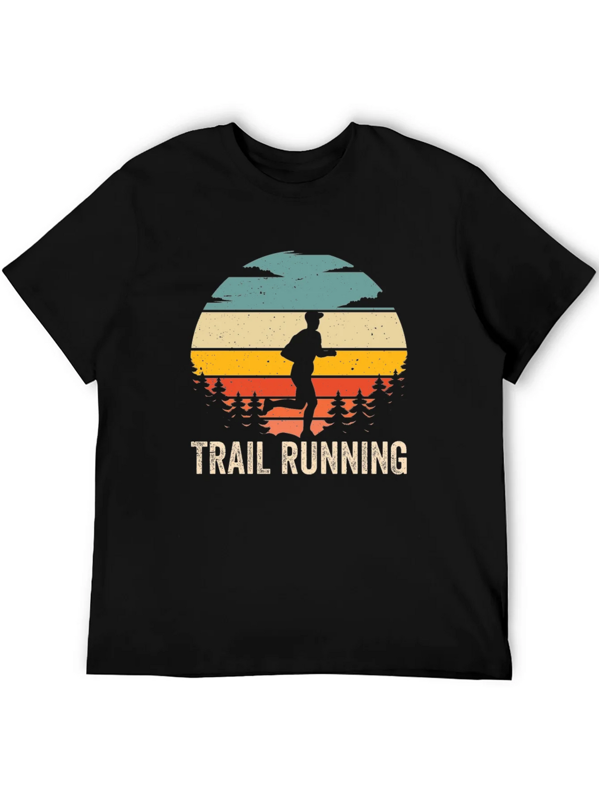 Trail Running Retro Graphic Tee product image 5