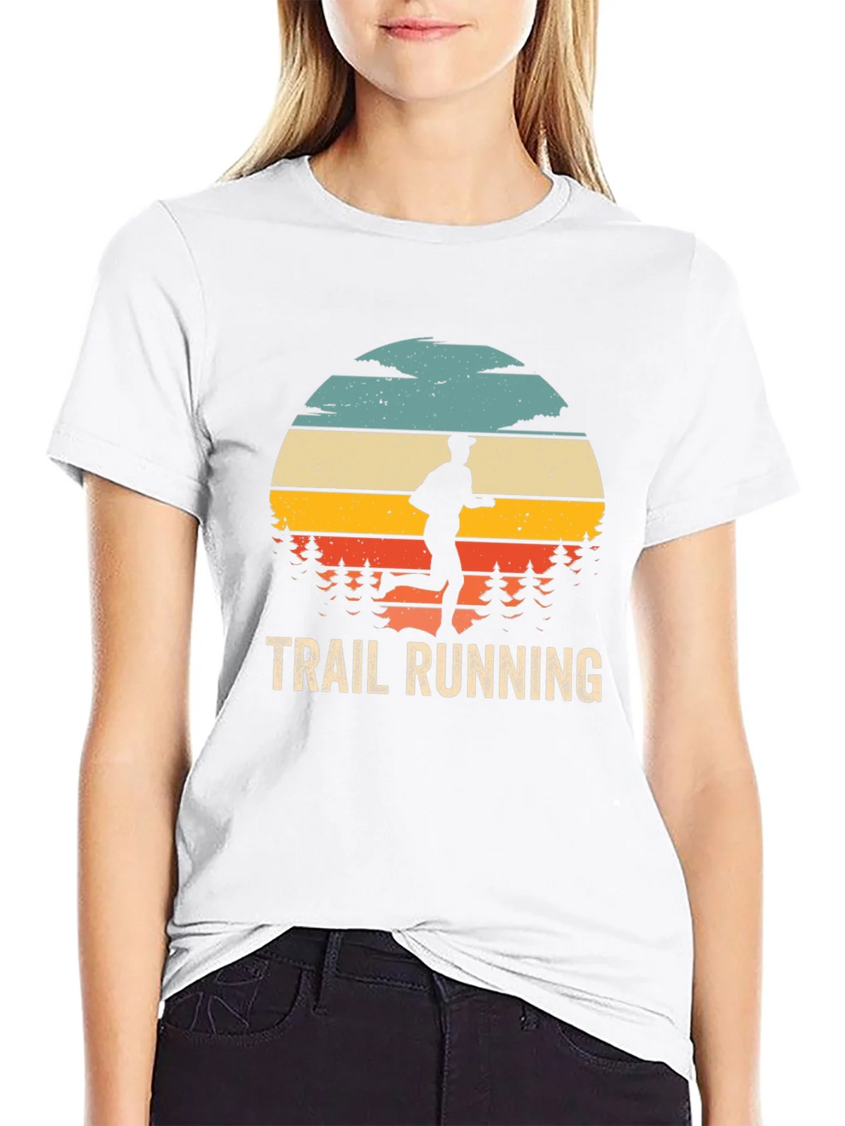Trail Running Retro Graphic Tee product image 8