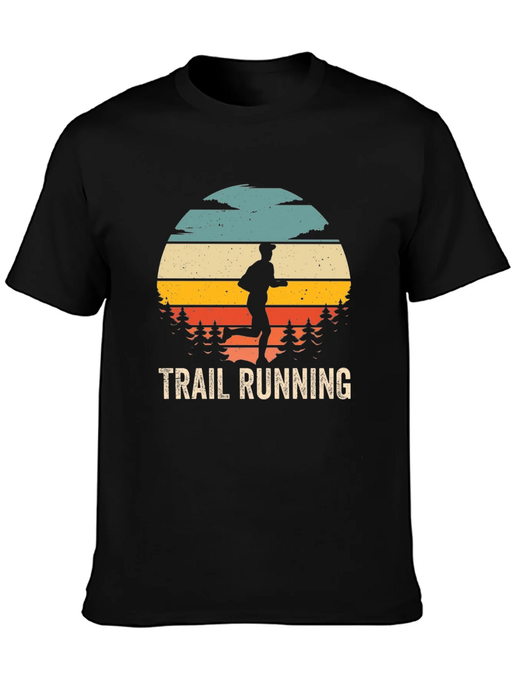 Trail Running Retro Graphic Tee product image 3