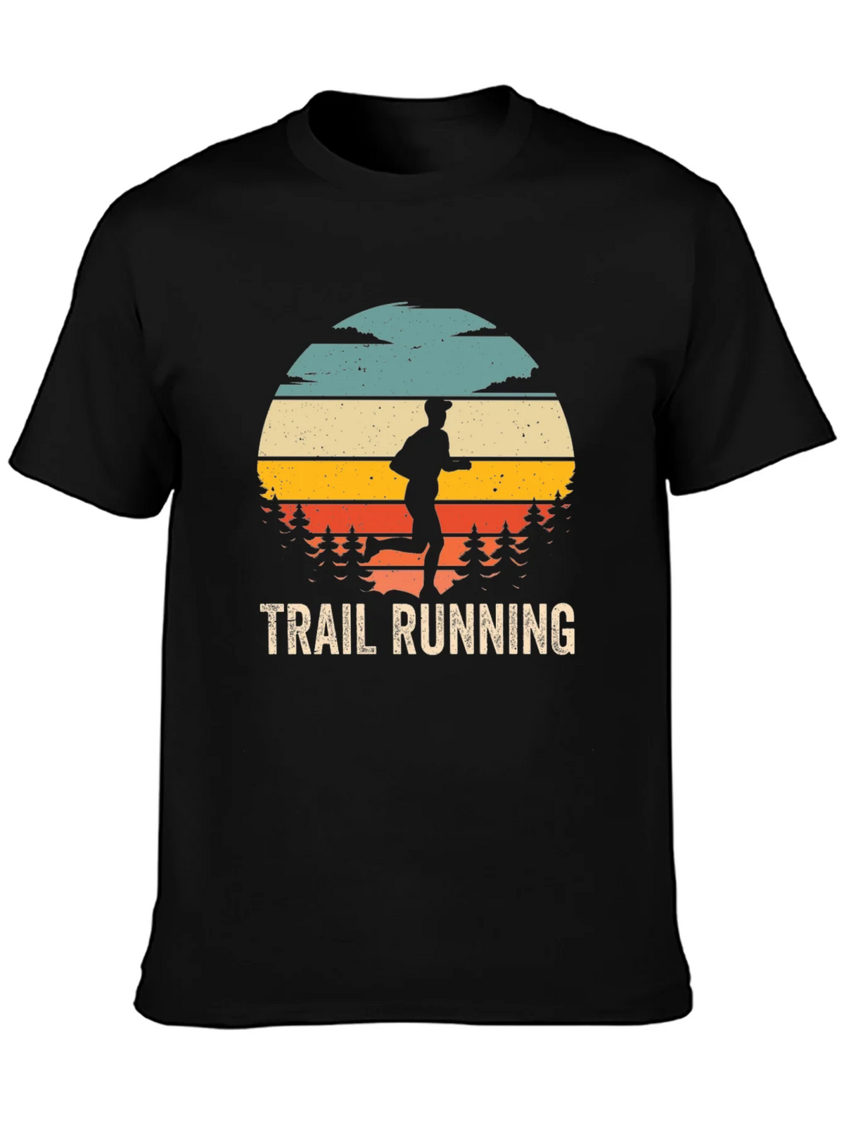 Trail Running Retro Graphic Tee product image 3