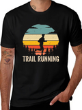 Trail Running Retro Graphic Tee product image 1