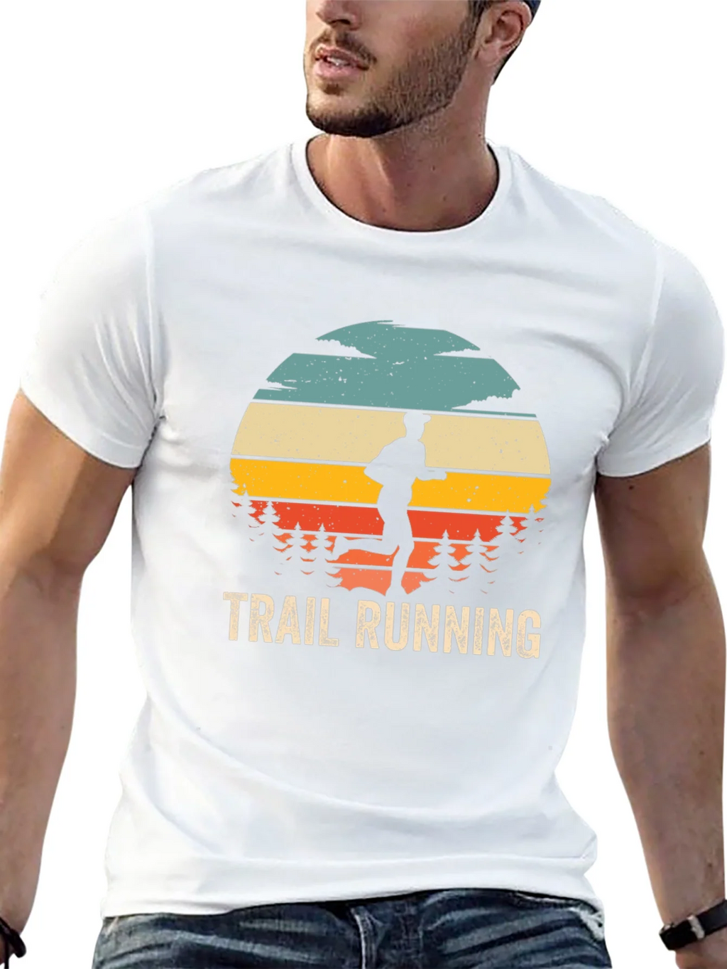 Trail Running Retro Graphic Tee product image 12
