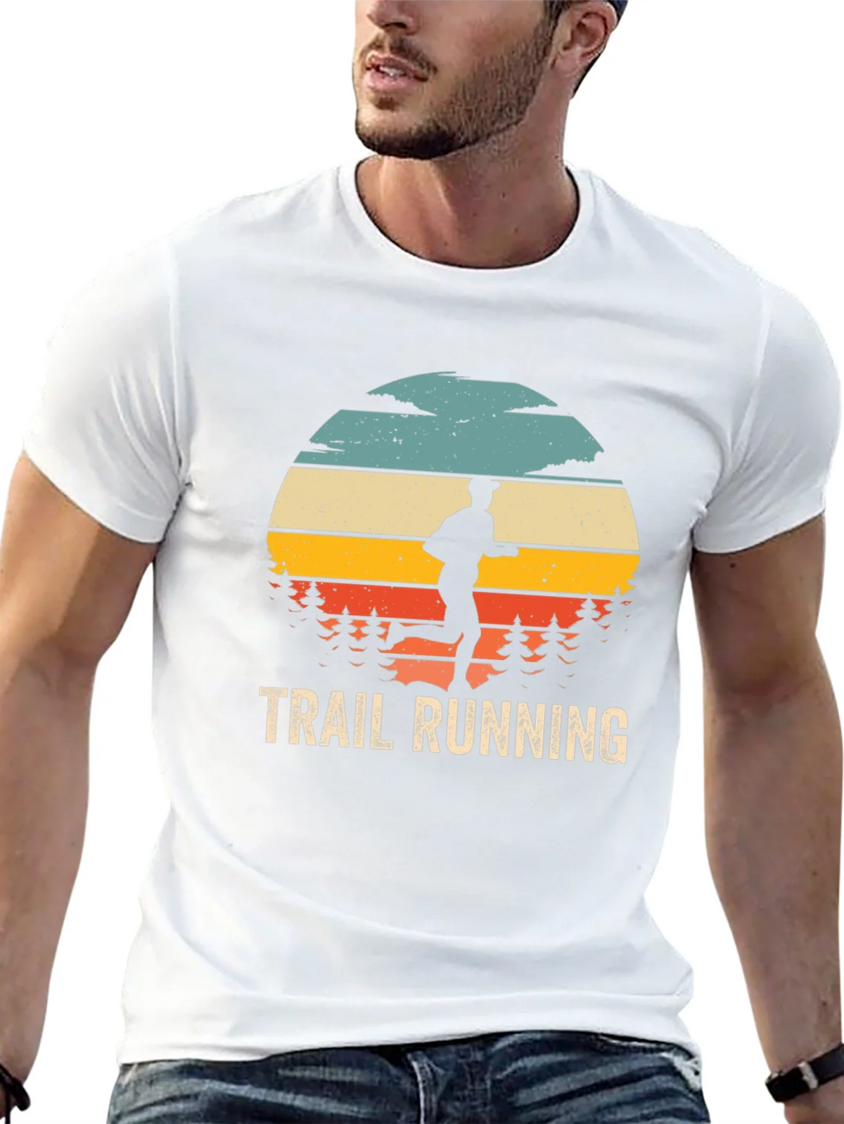 Trail Running Retro Graphic Tee product image 12