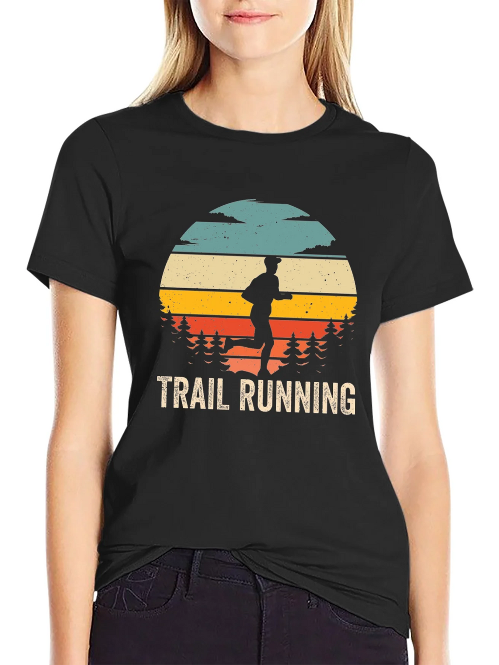Trail Running Retro Graphic Tee product image 2